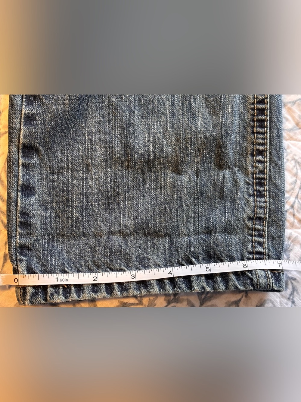 Designed by Special A in Los Angeles Distressed Denim Bib Overalls Size Large - Picture 15 of 15